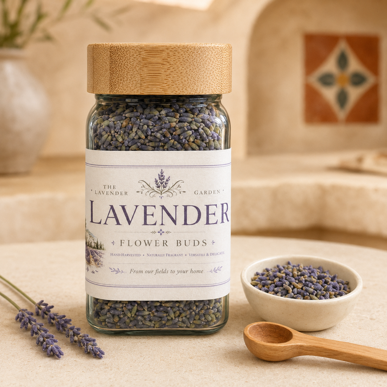 Lavender Flower Buds
