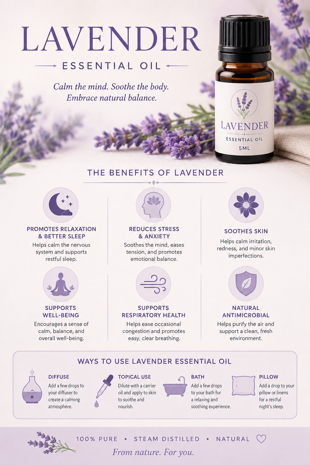 Lavender Essential Oil 5ml