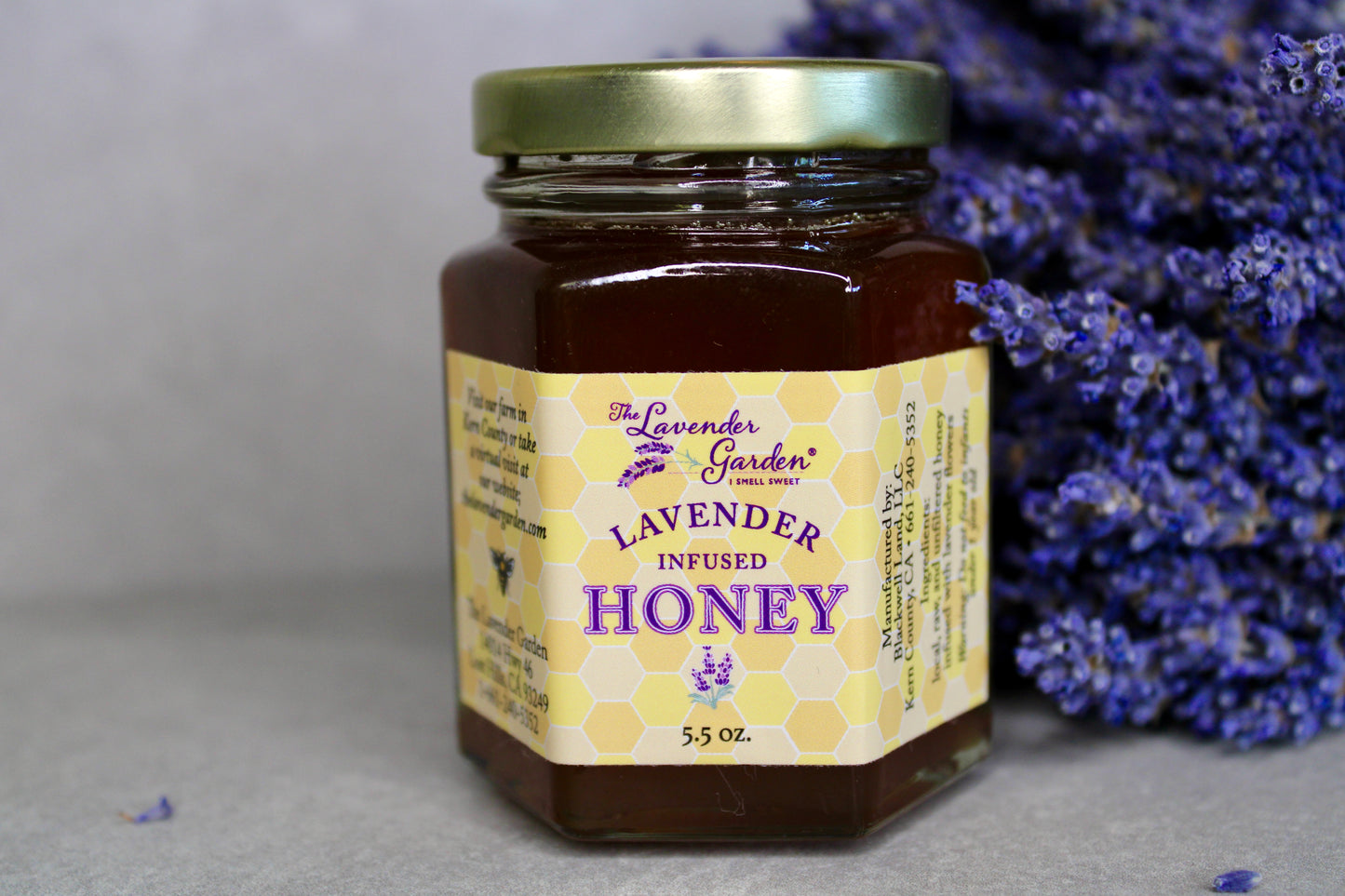 Lavender Infused Honey 5.5 oz