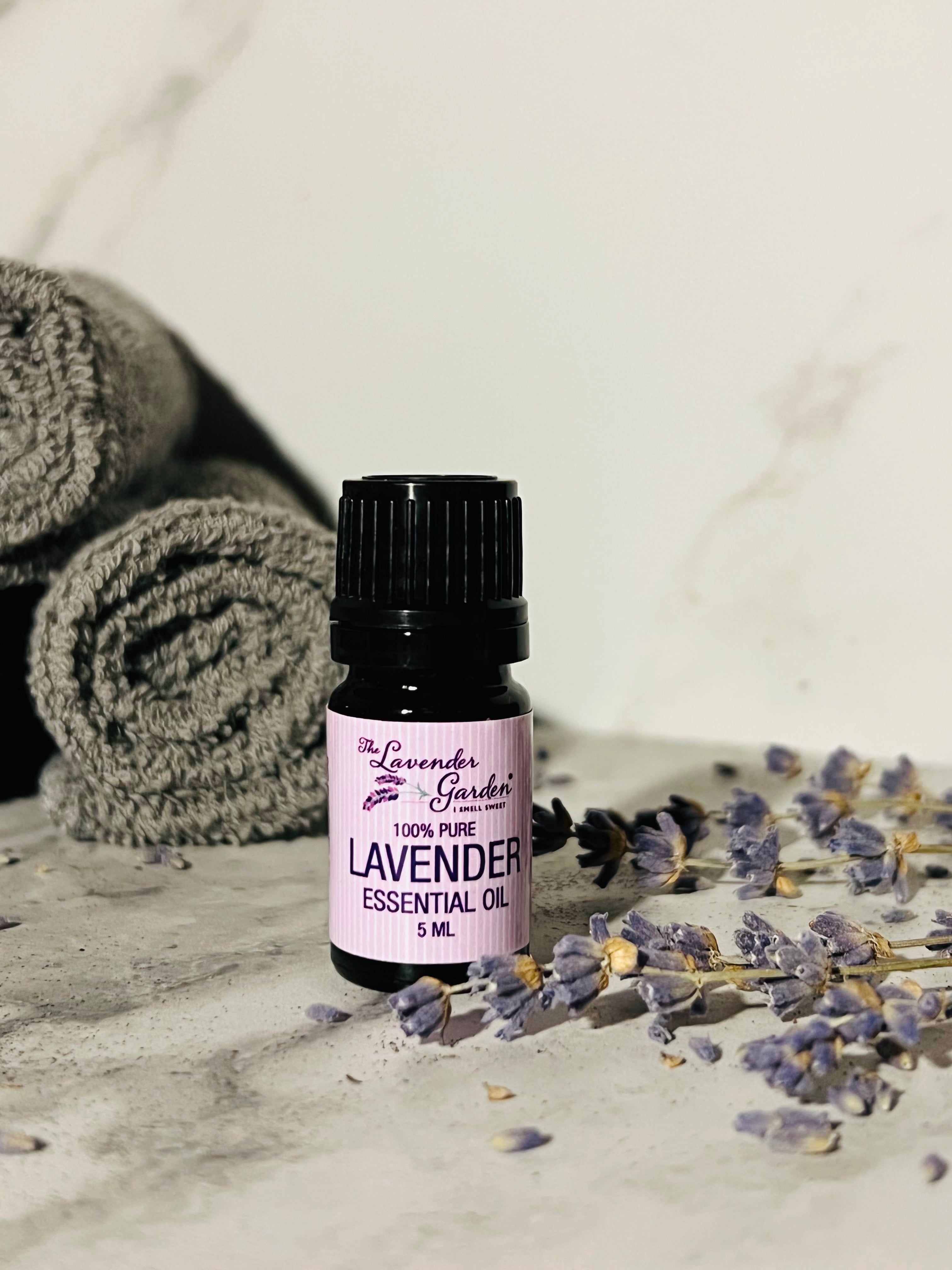 Lavender Essential Oil 5ml The Lavender Garden Lavender Essential Oil 5ml The Lavender Garden