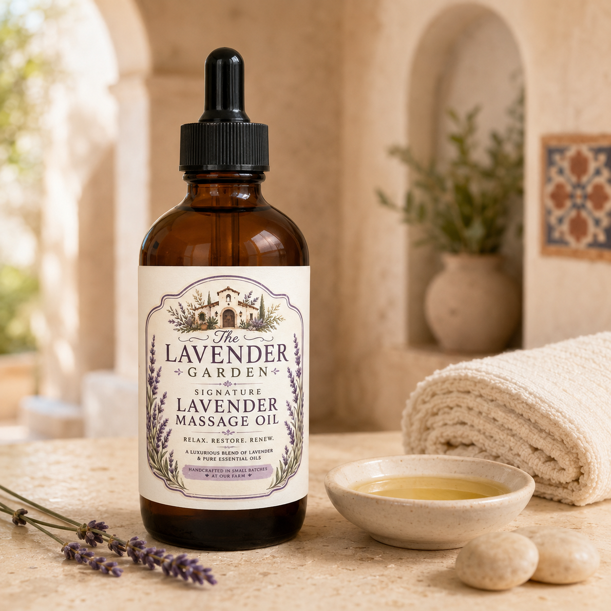 Lavender Massage Oil 4oz