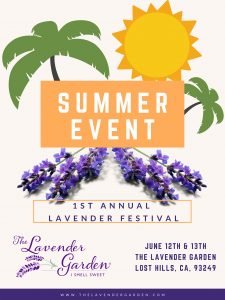 Annual Lavender Festival June 12 & 13 2021